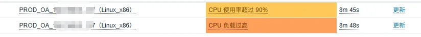 压测期间主机 CPU 持续高位